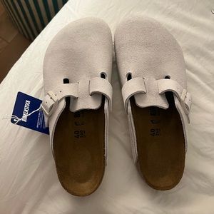 Birkenstock Boston - Antique White